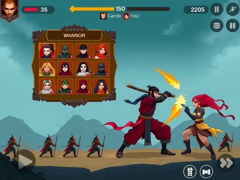 Maratha Ninja Heroes gameplay screenshot showing warrior combat